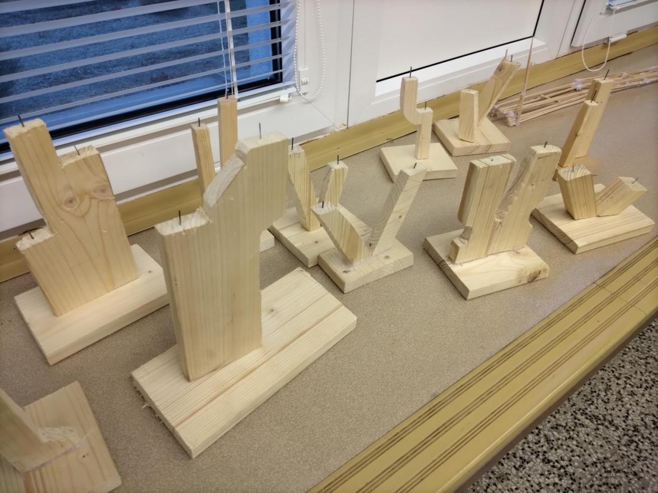 Práce  s dřevem, 9. ročník