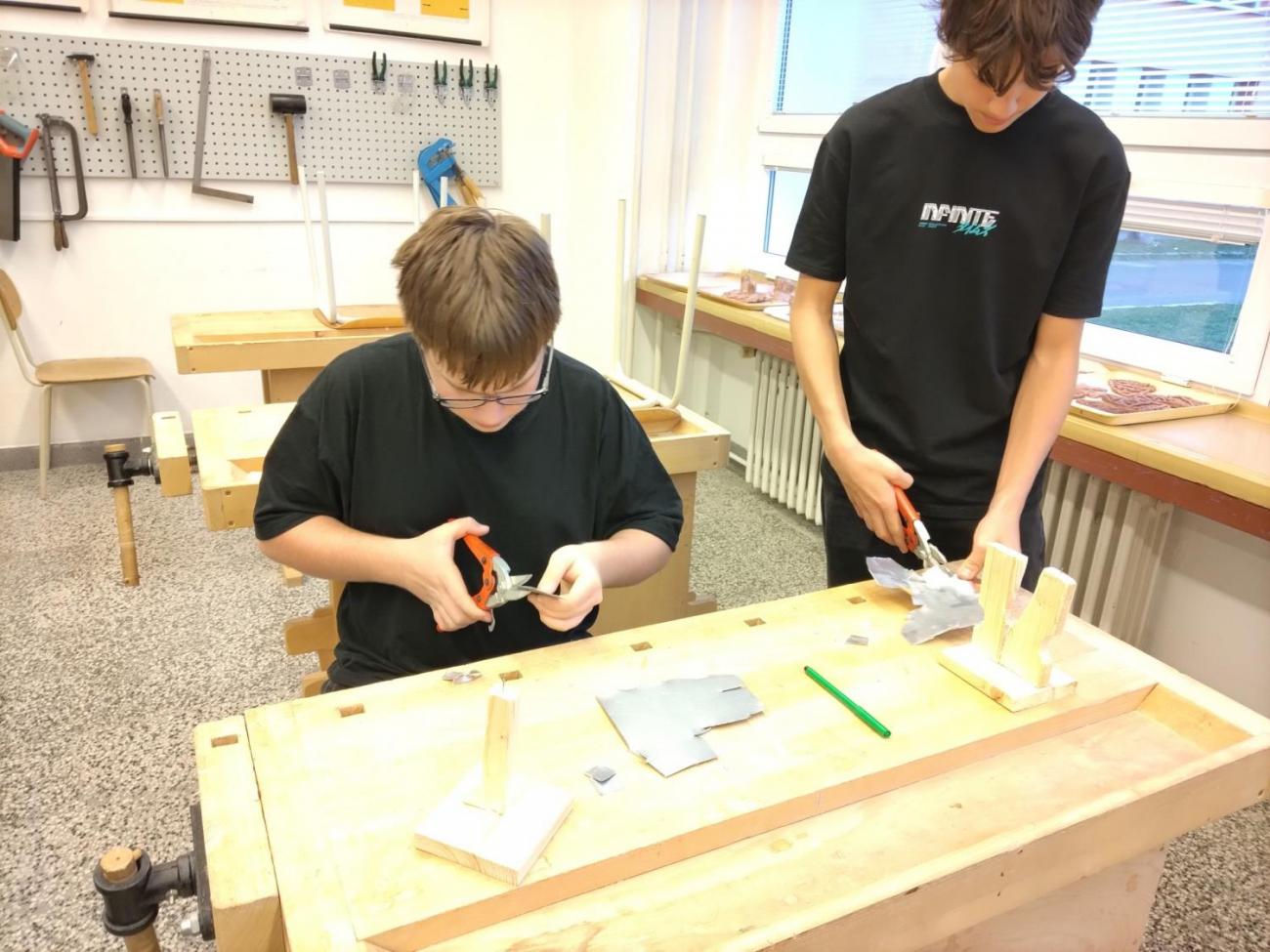 Práce  s dřevem, 9. ročník