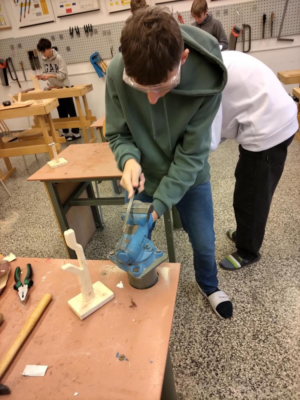 Práce  s dřevem, 9. ročník