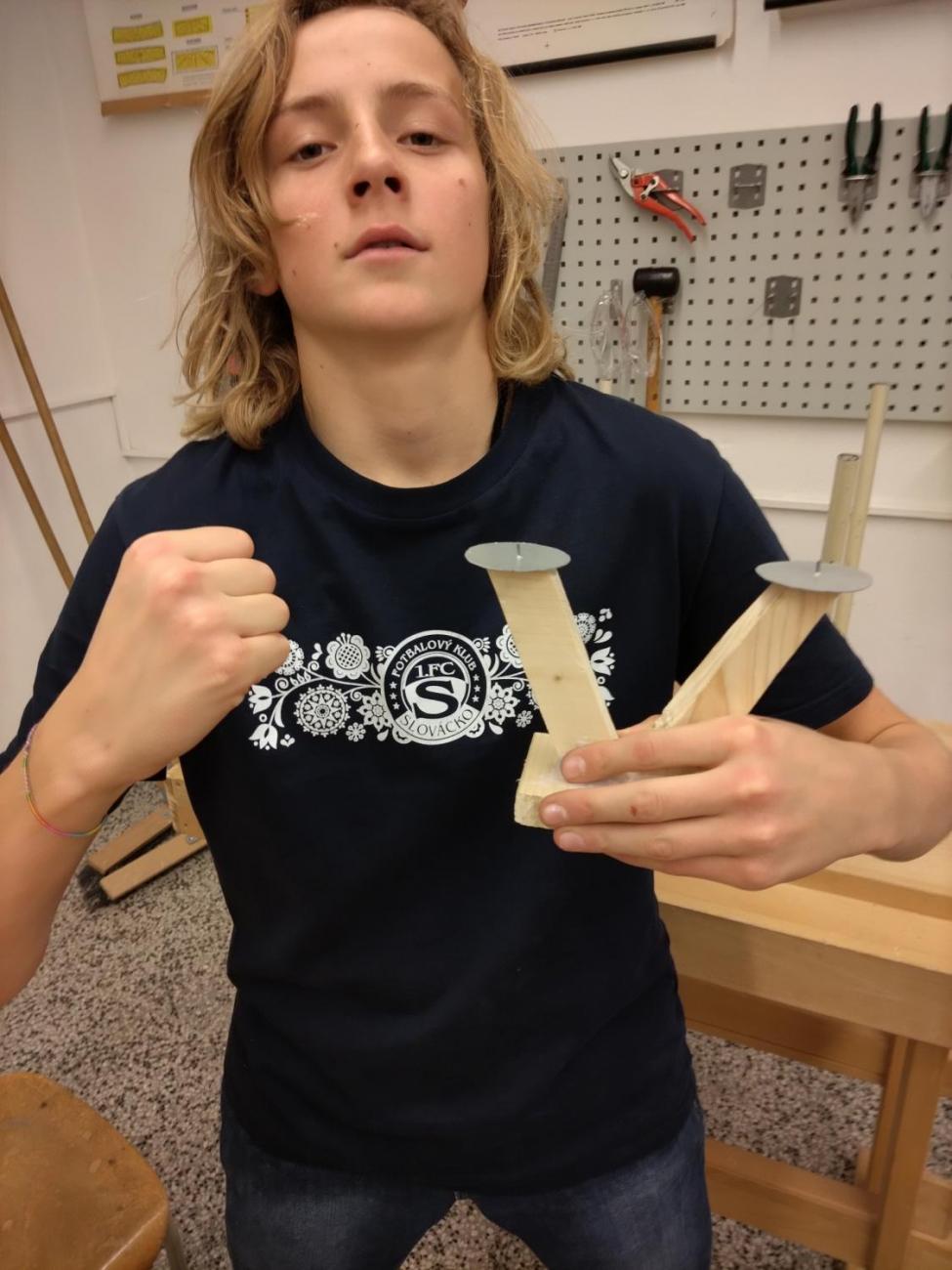 Práce  s dřevem, 9. ročník