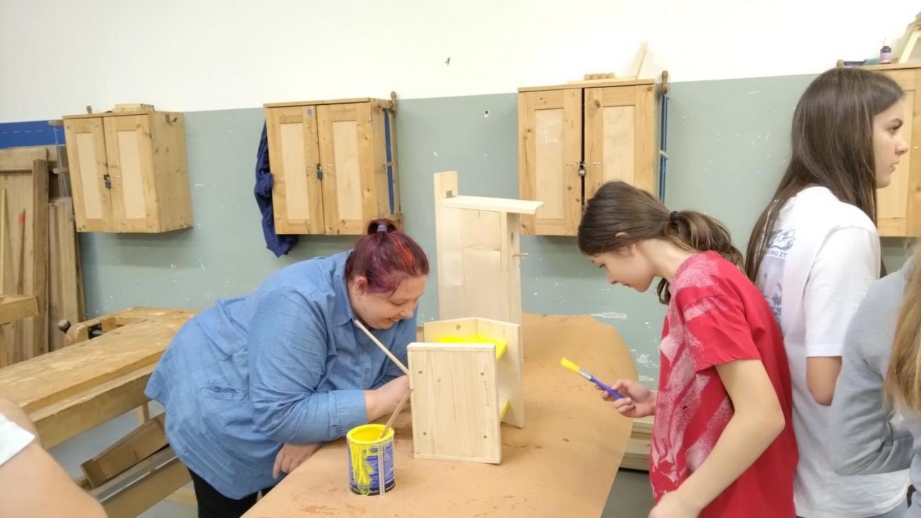 Projekt "Budka"; Spolupráce 7.C s klienty DTS Jihlava