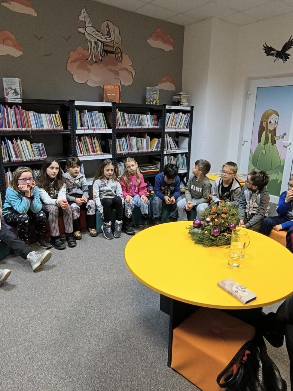 Knihovna - autorské čtení 2.A a 2.B