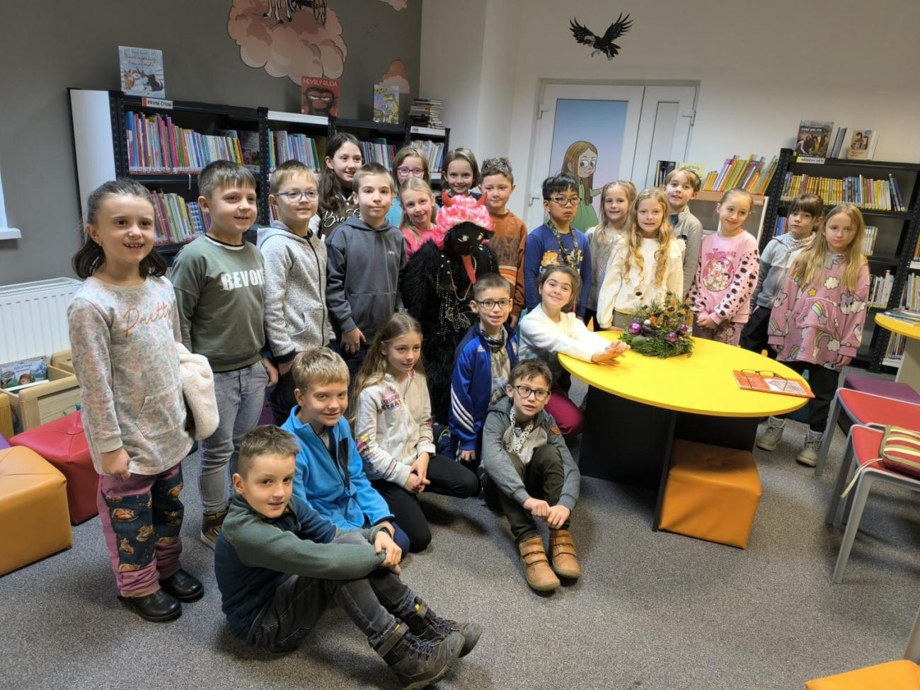 Knihovna - autorské čtení 2.A a 2.B