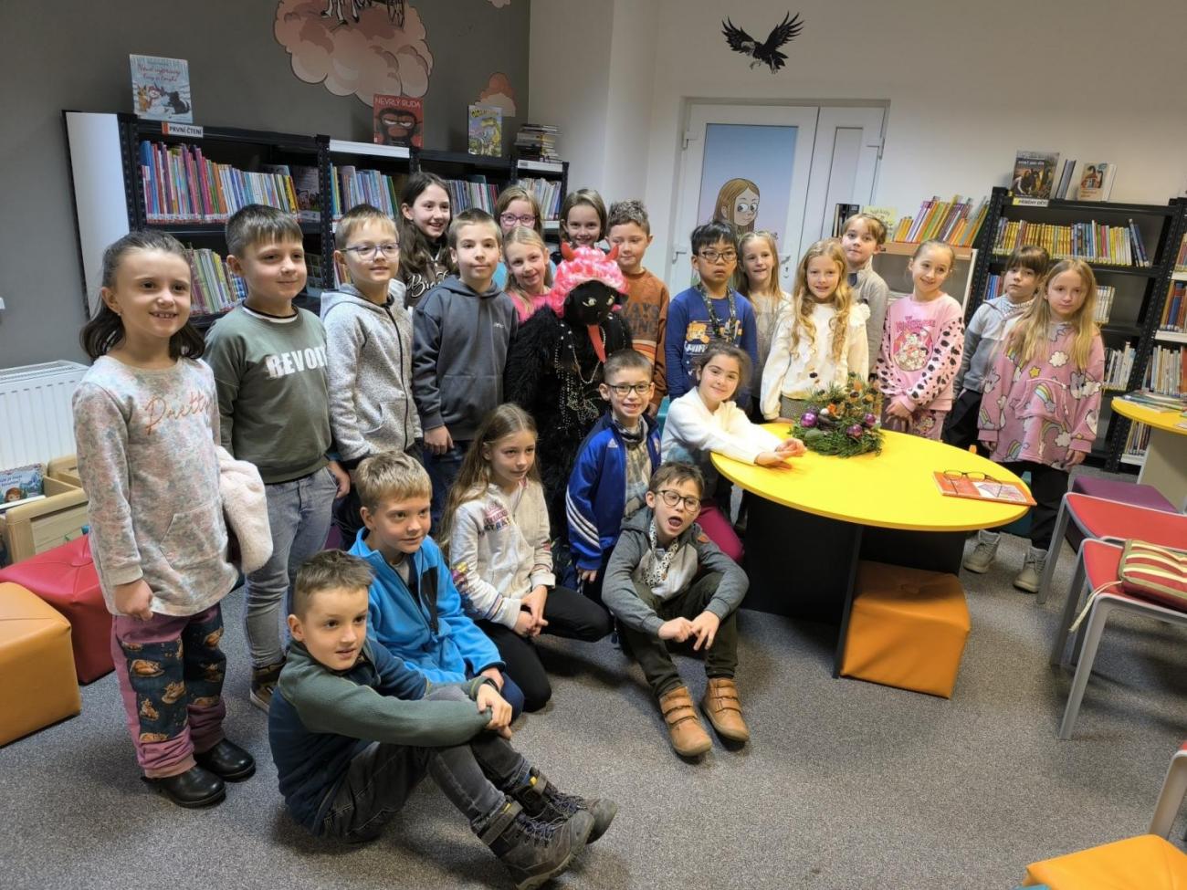 Knihovna - autorské čtení 2.A a 2.B