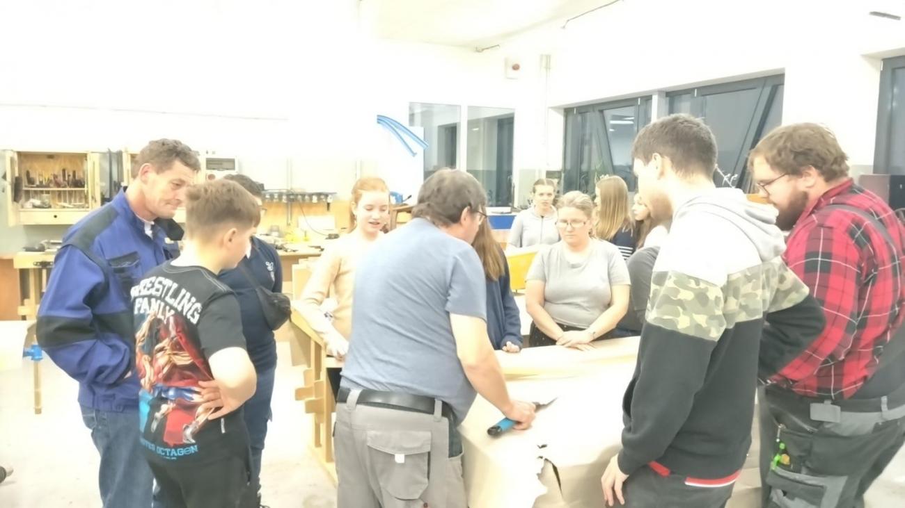 Spolupráce 7.C a DTS Jihlava, Projekt "Budka"