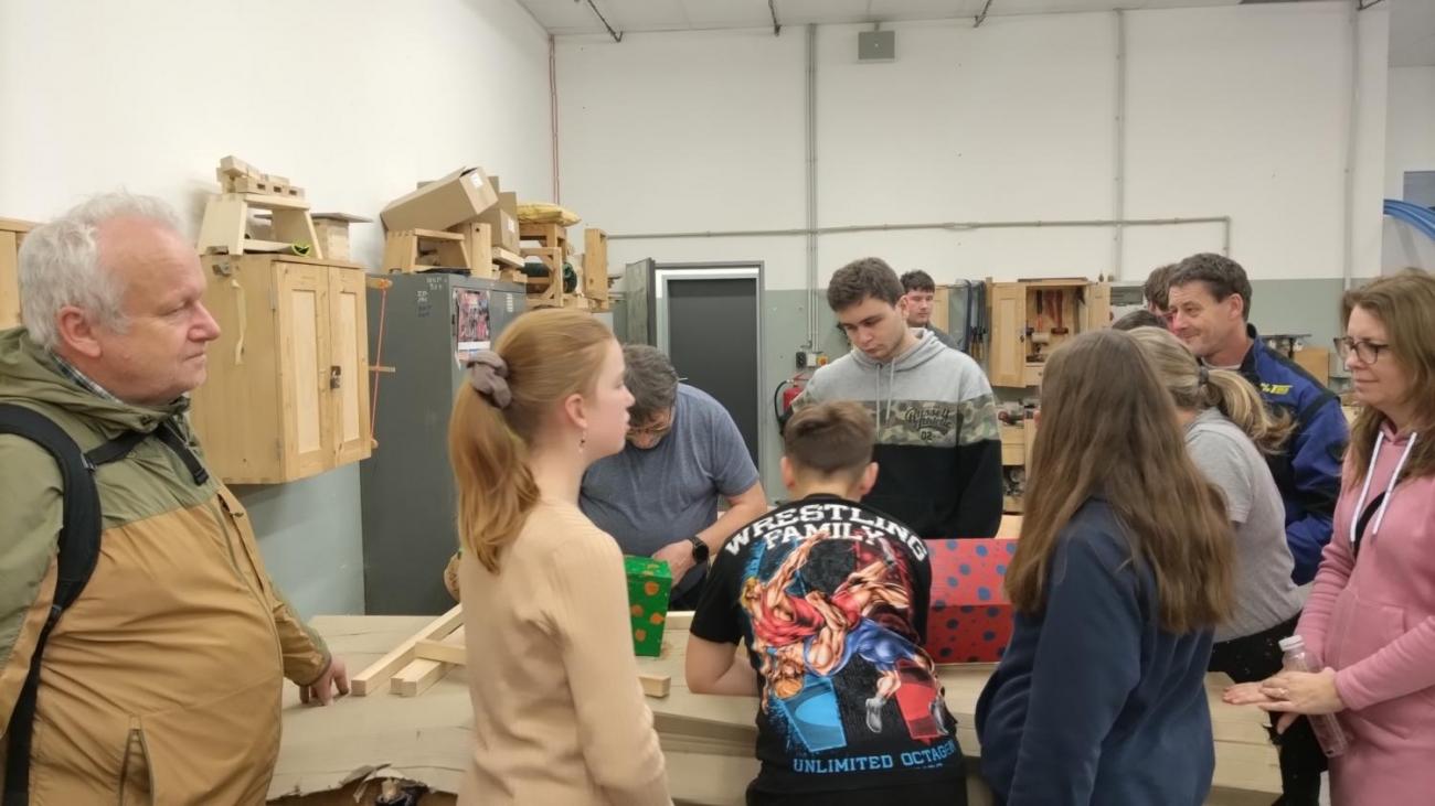 Spolupráce 7.C a DTS Jihlava, Projekt "Budka"