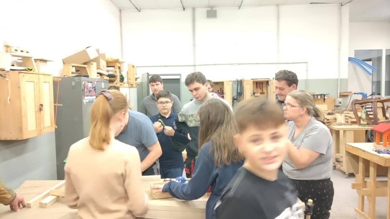 Spolupráce 7.C a DTS Jihlava, Projekt "Budka"