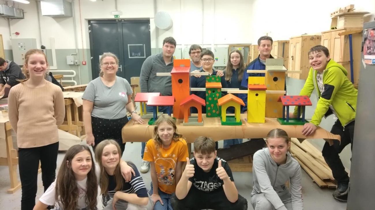 Spolupráce 7.C a DTS Jihlava, Projekt "Budka"