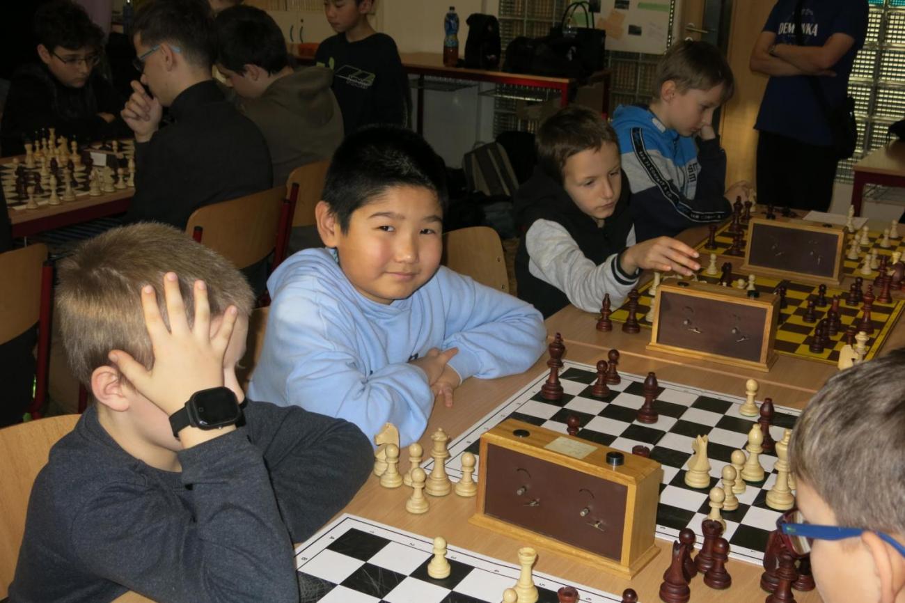 Okresní přebor školních týmů v šachu ve školním roce 2024/2025