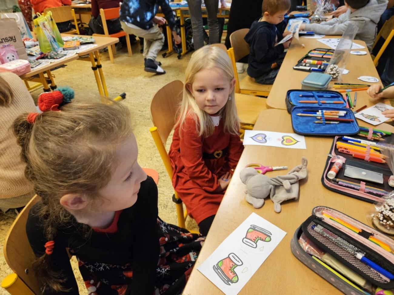 Vánoční besídka s deváťáky  1. C + 9. C