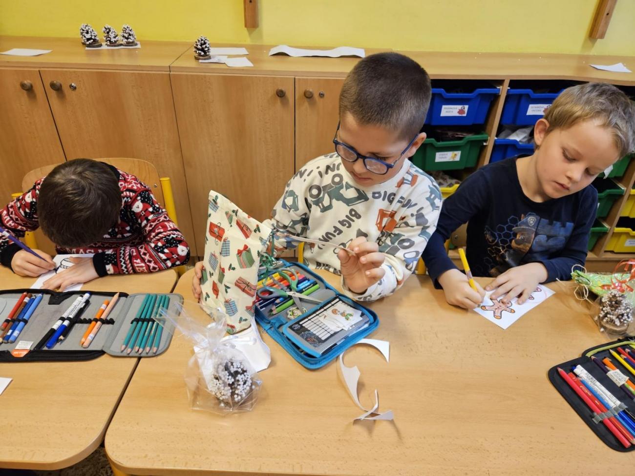 Vánoční besídka s deváťáky  1. C + 9. C