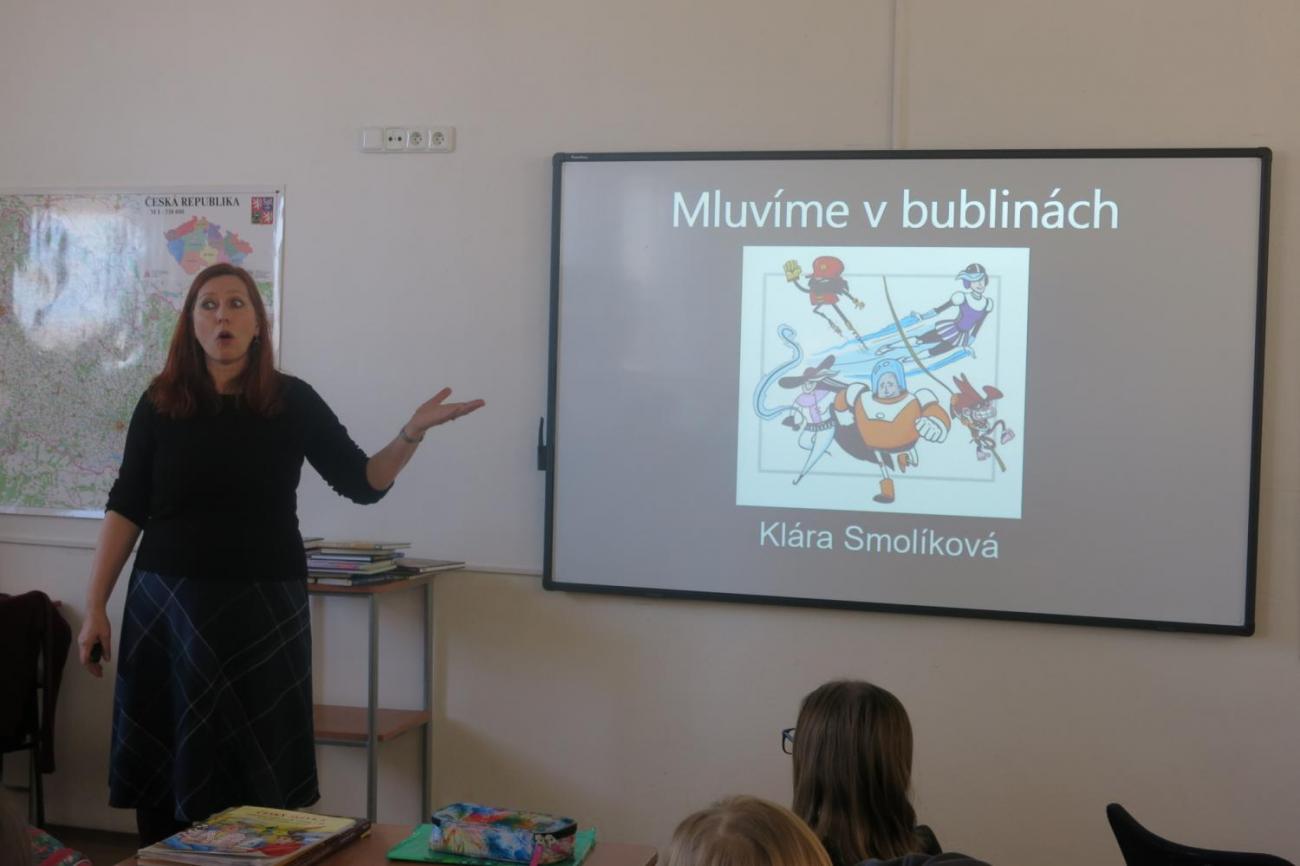 Beseda se spisovatelkou Klárou Smolíkovou – Mluvíme v bublinách