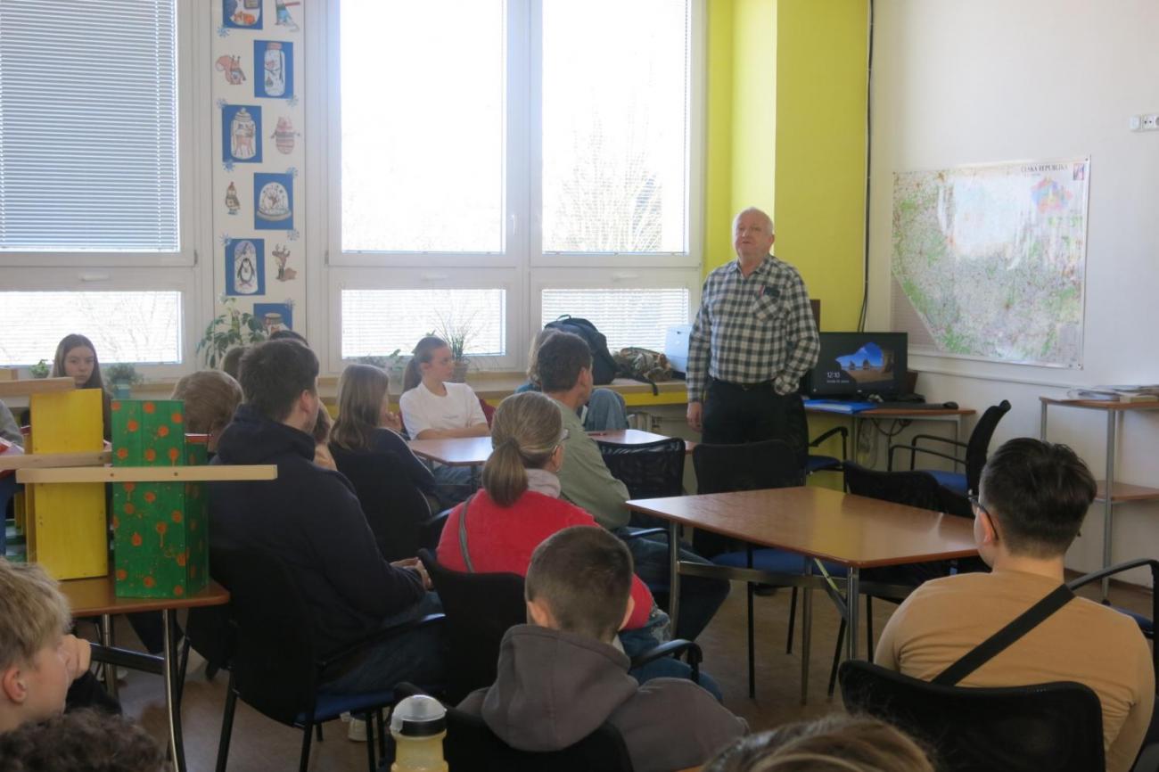 Projekt "Budka" - spolupráce 7.C s klienty DTS Jihlava