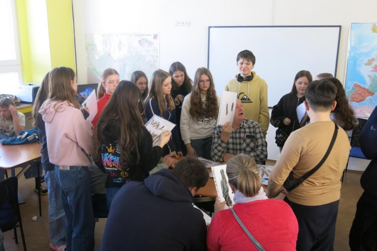 Projekt "Budka" - spolupráce 7.C s klienty DTS Jihlava