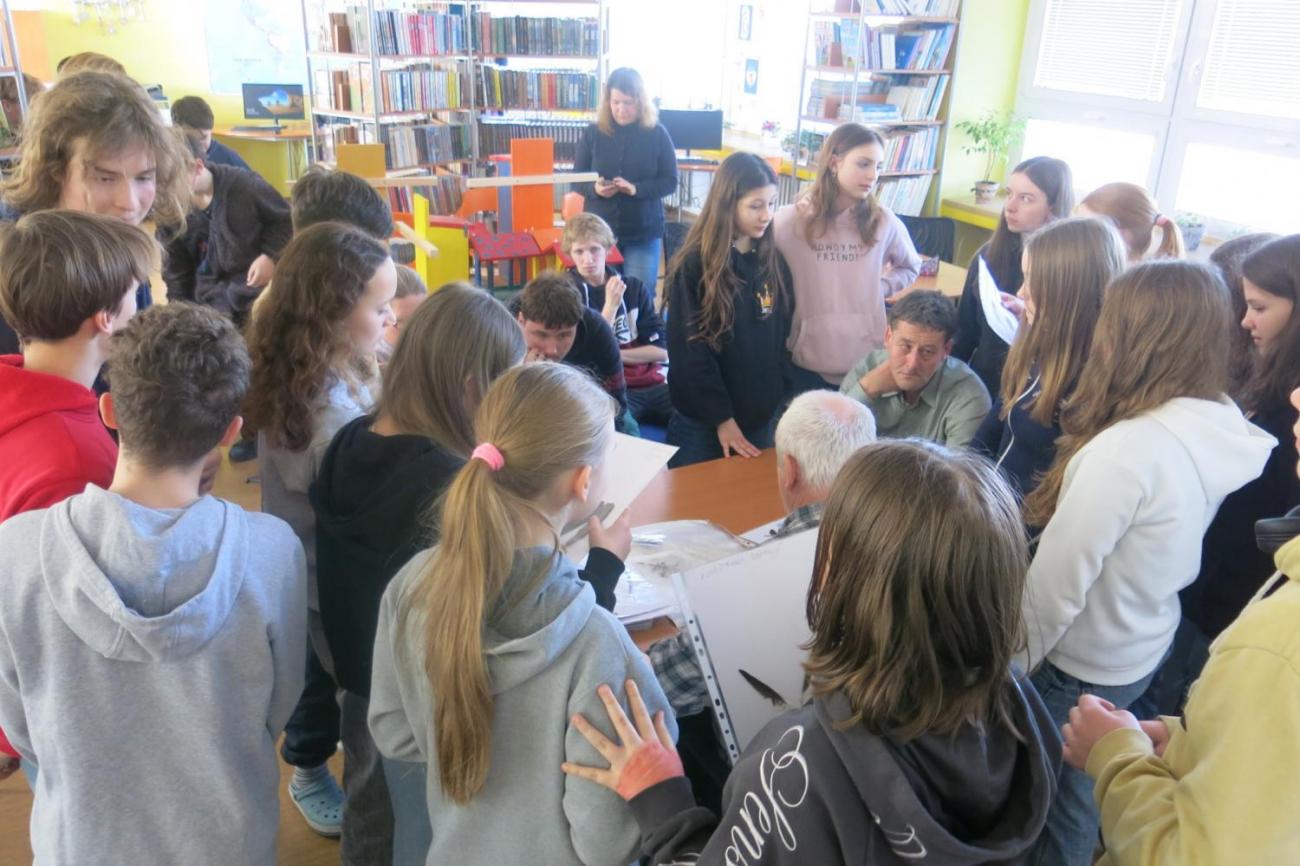 Projekt "Budka" - spolupráce 7.C s klienty DTS Jihlava