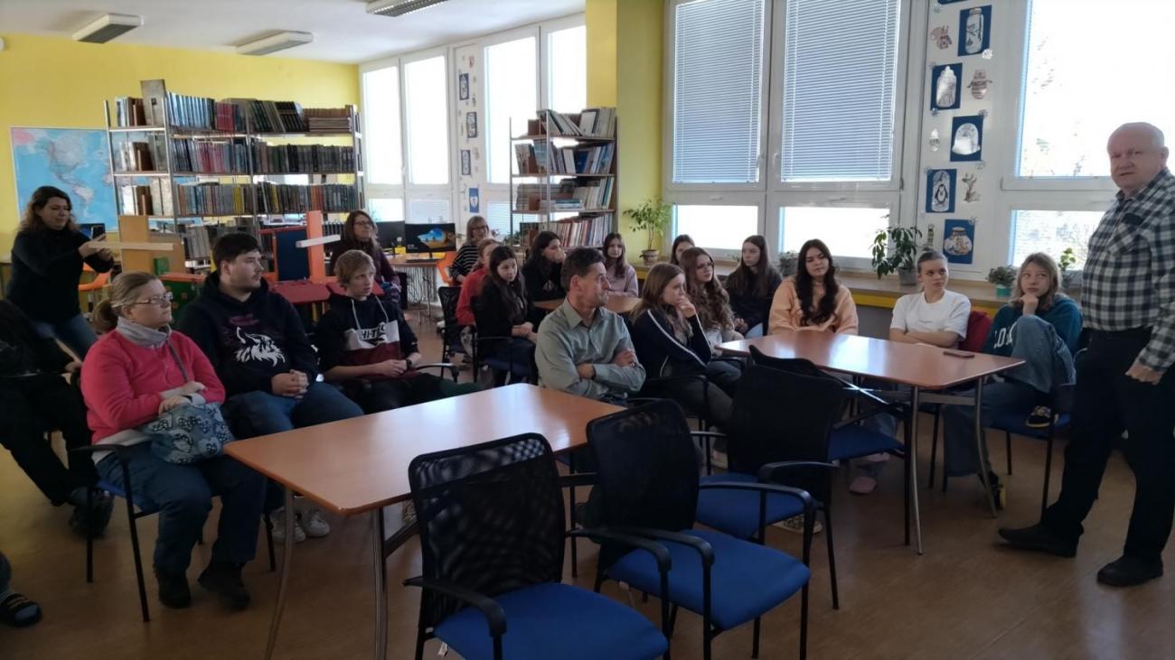 Projekt "Budka" - spolupráce 7.C s klienty DTS Jihlava