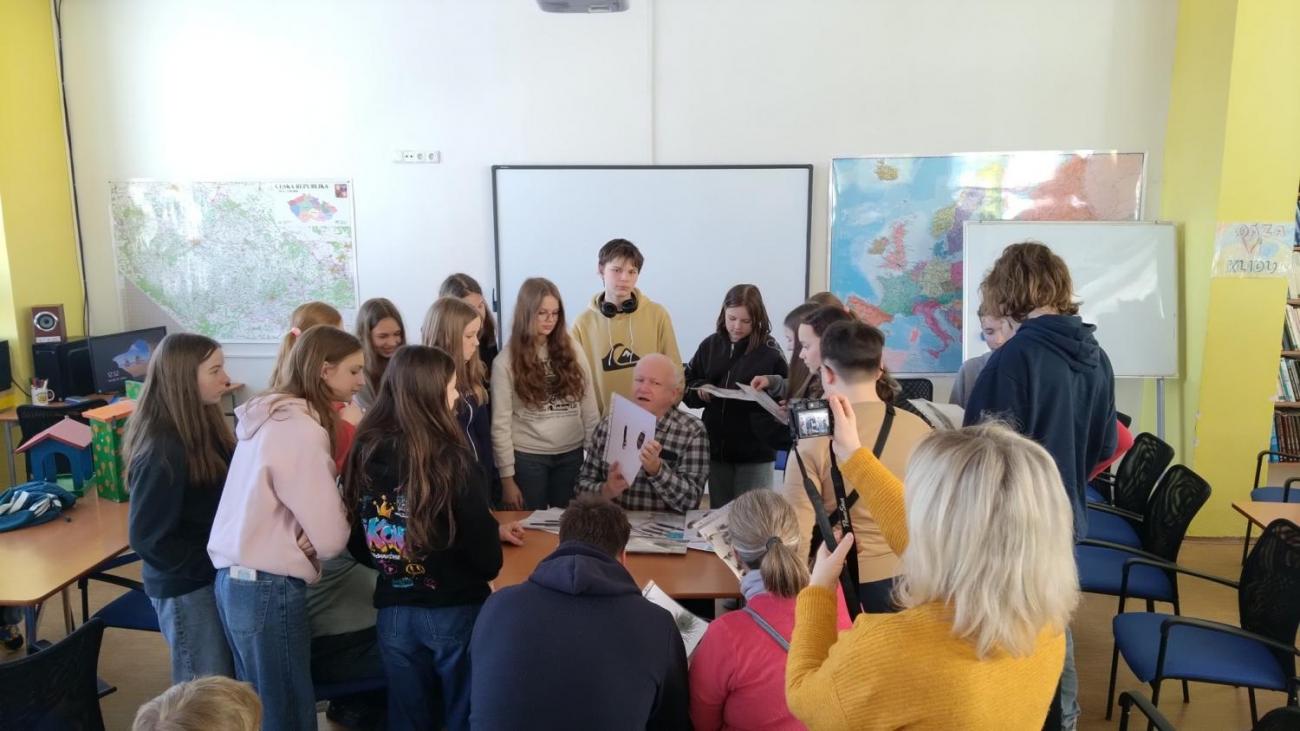 Projekt "Budka" - spolupráce 7.C s klienty DTS Jihlava