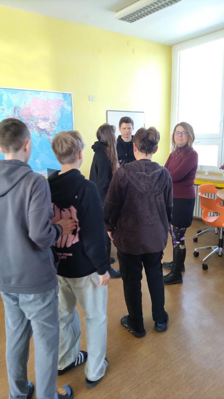 Projekt "Budka" - spolupráce 7.C s klienty DTS Jihlava