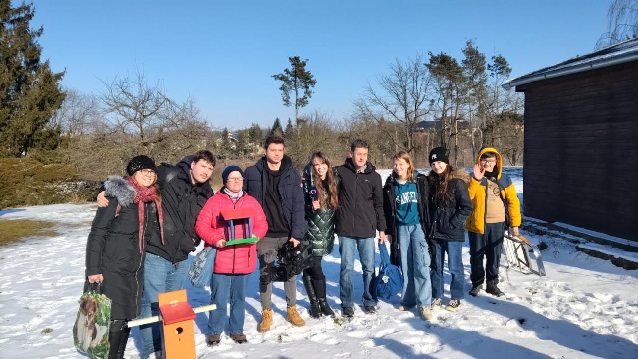 Projekt "Budka" - spolupráce 7.C s klienty DTS Jihlava