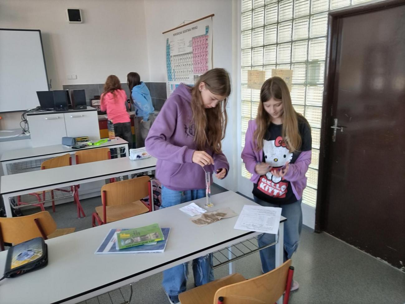 Fyzika 6. ročník - praktická měření objemu