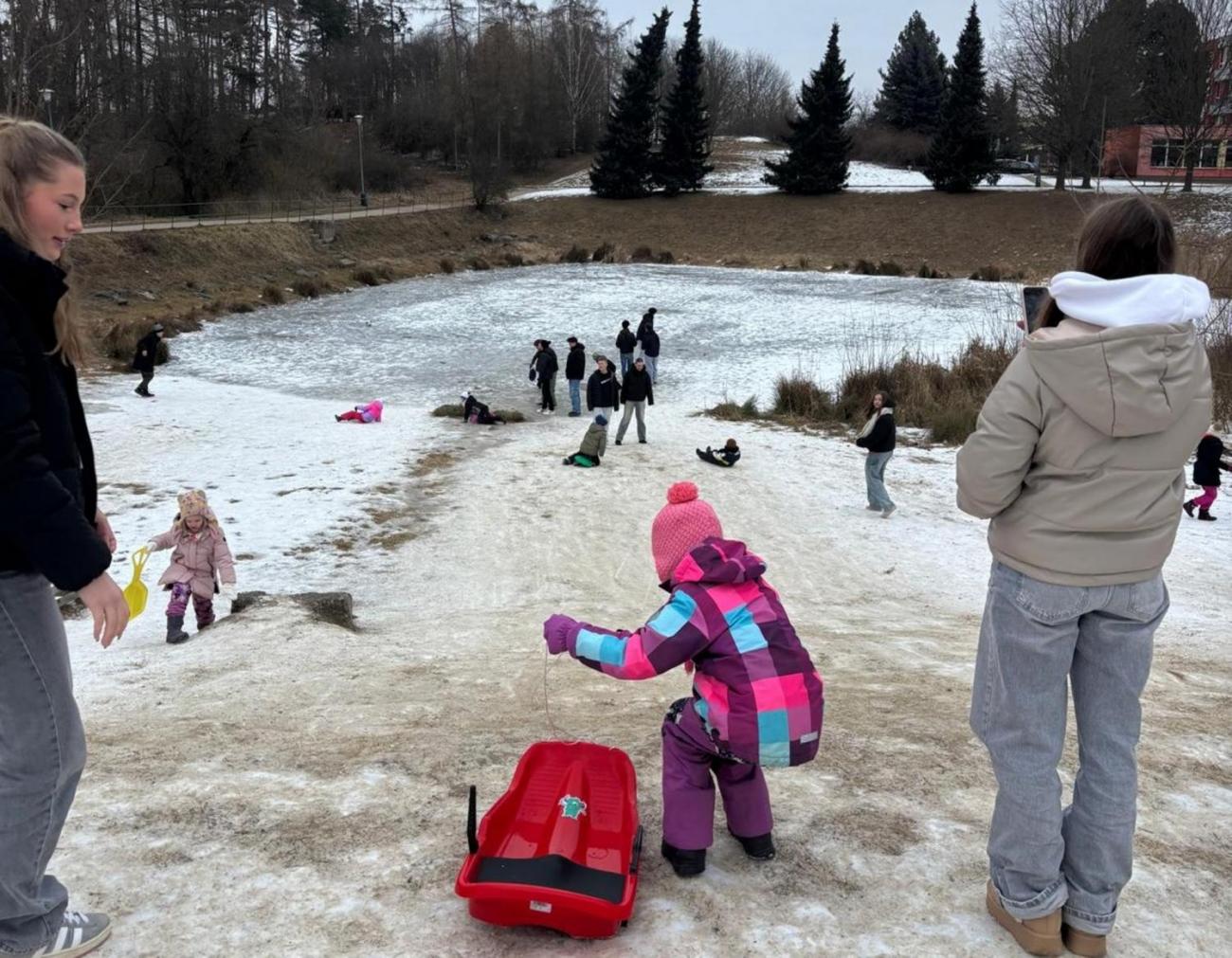 Zimní radovánky 1.B a 9.B