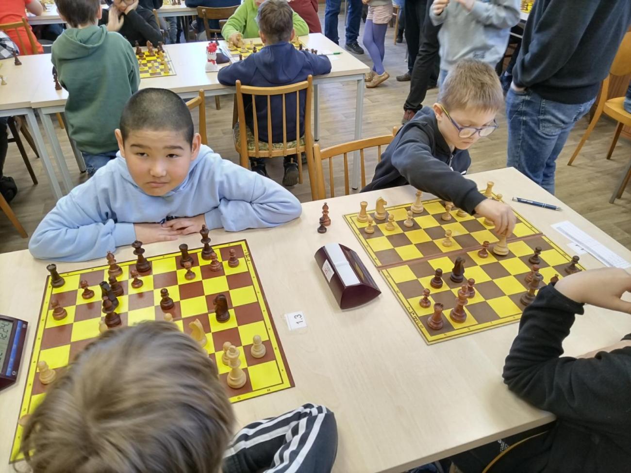 Šachy – krajské kolo, 2. místo