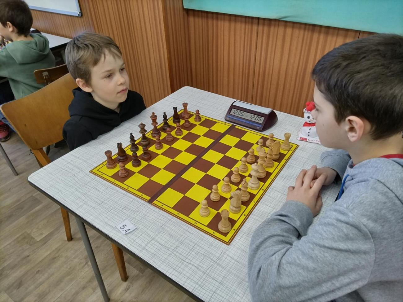 Šachy – krajské kolo, 2. místo