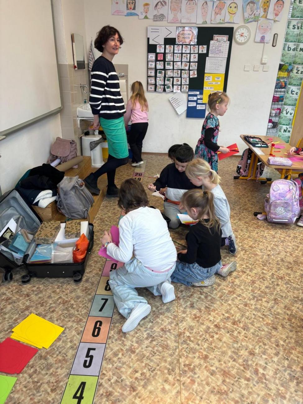 Velikonoční program s paní Pitrovou z Oblastní galerie Vysočiny  1.B