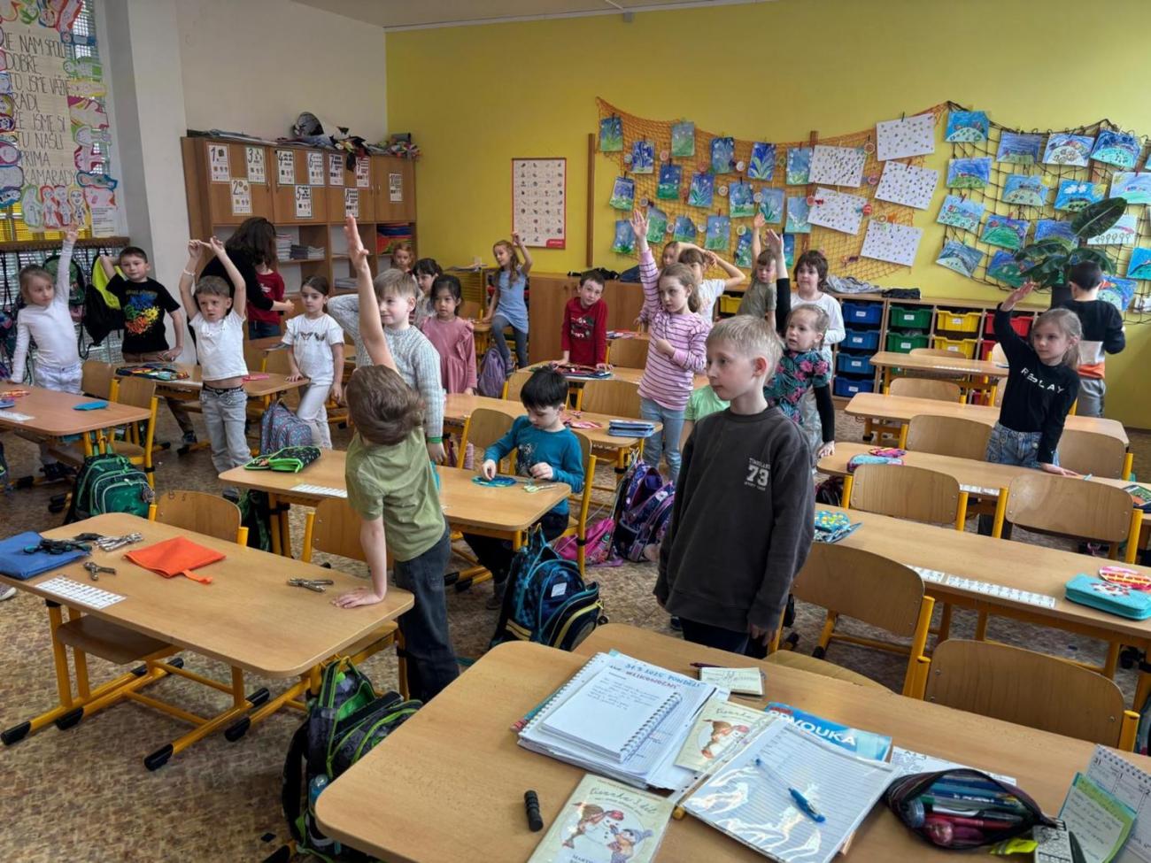 Velikonoční program s paní Pitrovou z Oblastní galerie Vysočiny  1.B