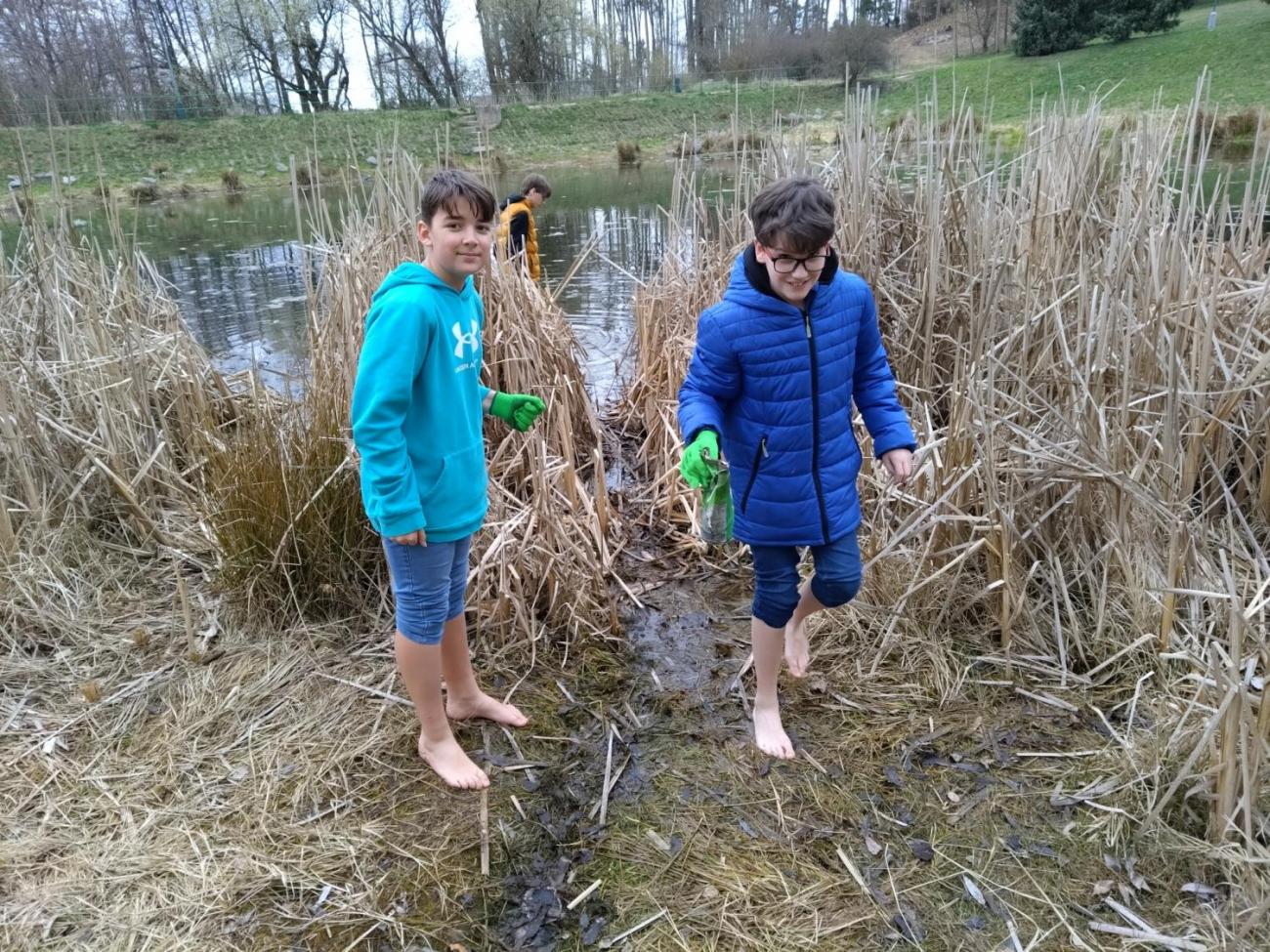 Žáci naší školy opět pomáhali přírodě v rámci akce Čistá Vysočina