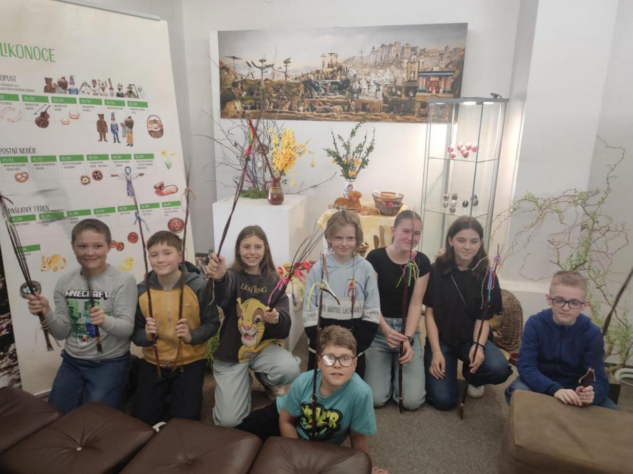 Velikonoční tradice a zvyky – návštěva Muzea Vysočiny v Jihlavě  5.A