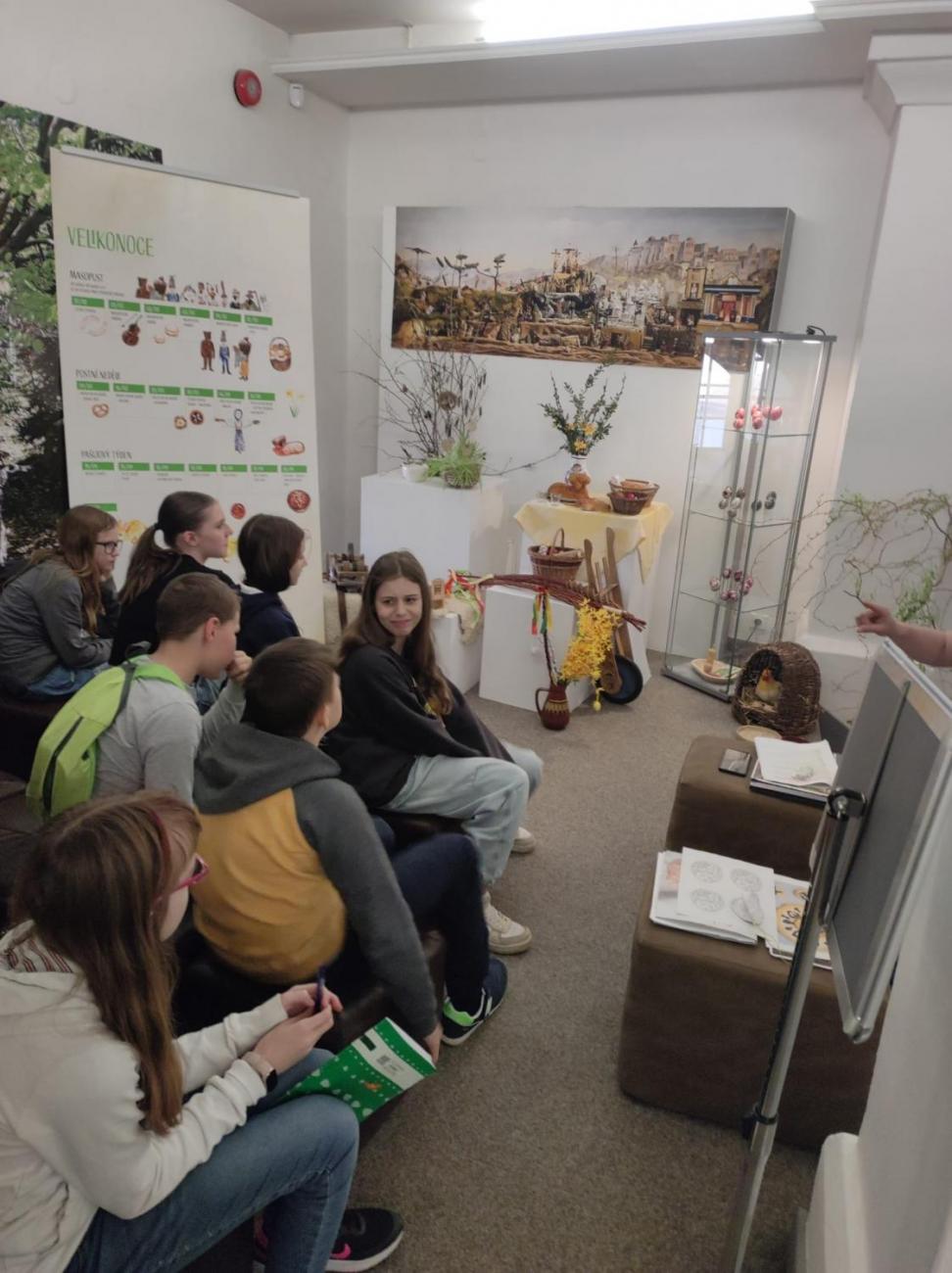 Velikonoční tradice a zvyky – návštěva Muzea Vysočiny v Jihlavě  5.A