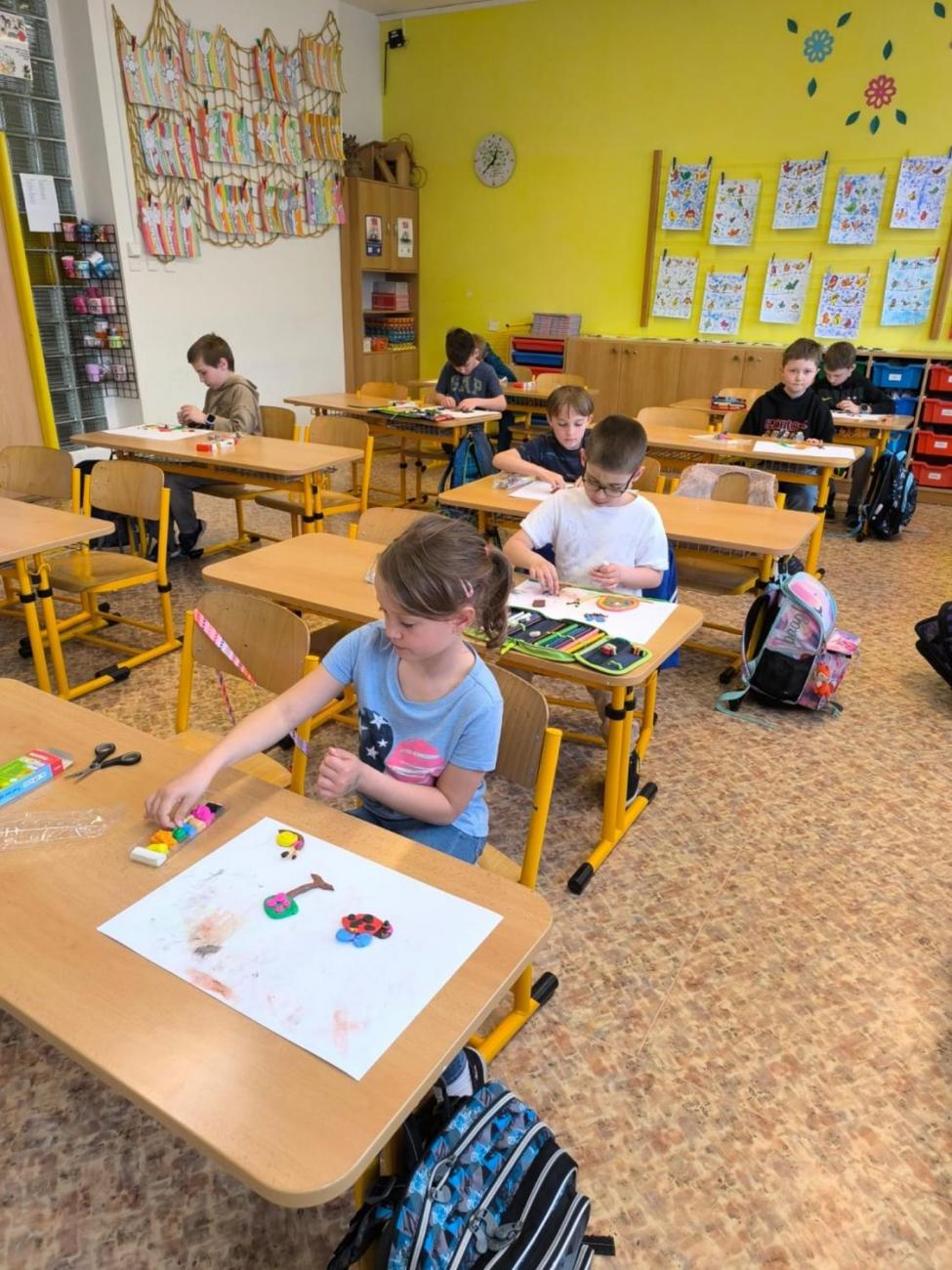 Praktické činnosti ve 2.A – Tvoření s plastelínou