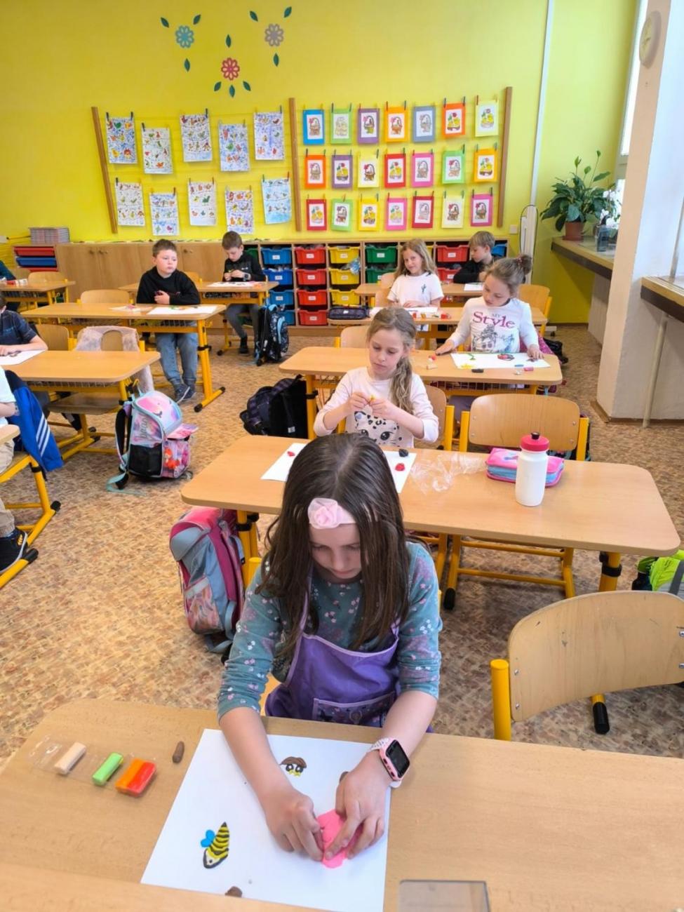 Praktické činnosti ve 2.A – Tvoření s plastelínou