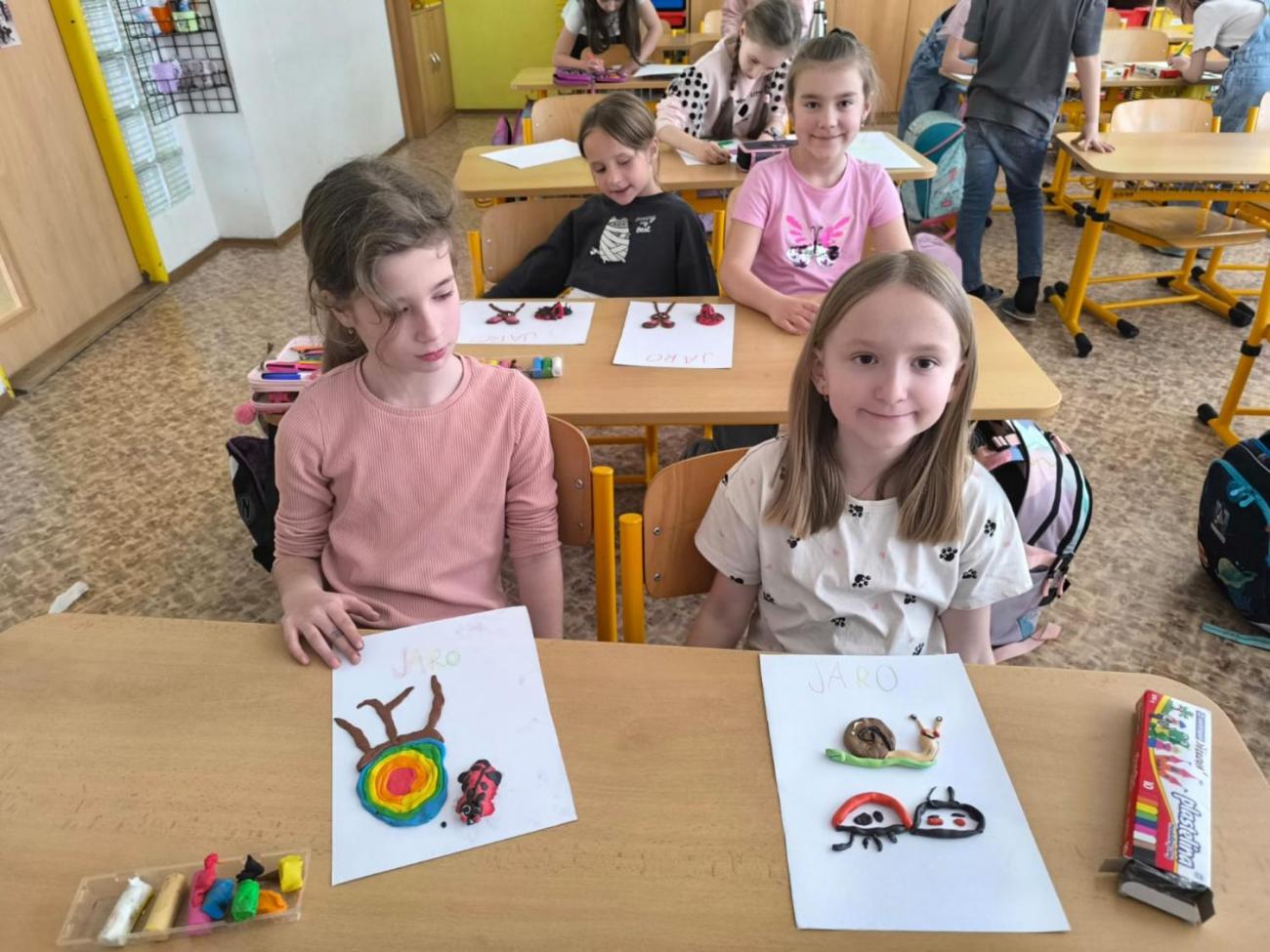 Praktické činnosti ve 2.A – Tvoření s plastelínou