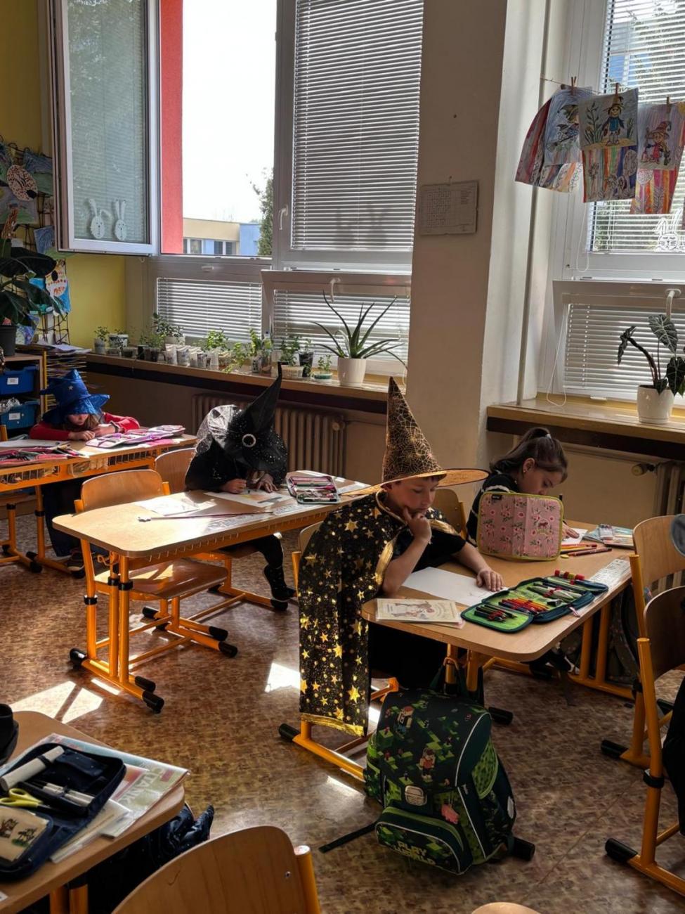 Projektový den v 1. B – Čarodějnice