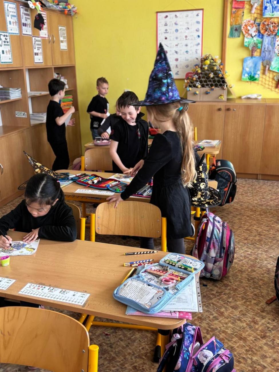 Projektový den v 1. B – Čarodějnice