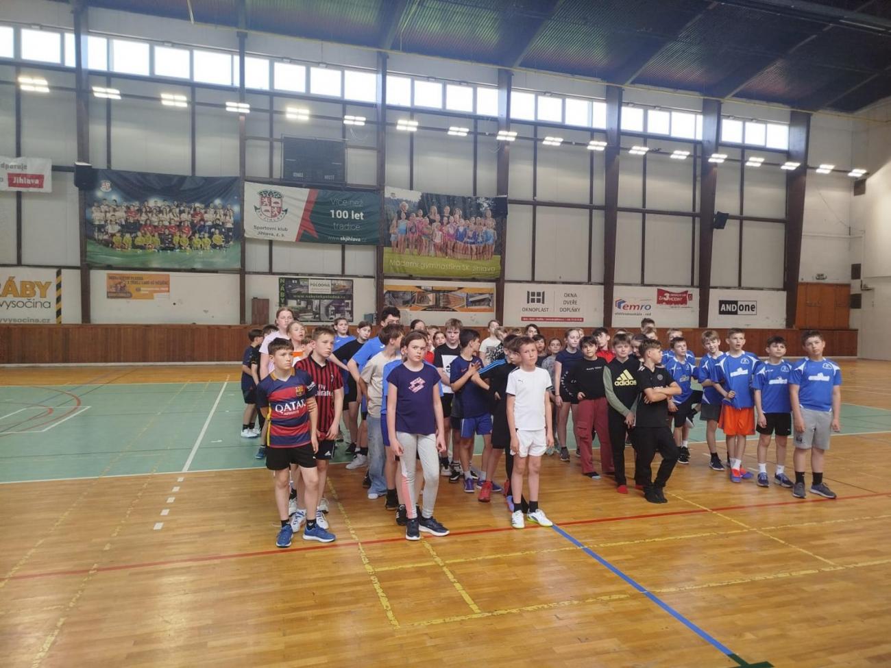 Okresní kolo ve vybíjené