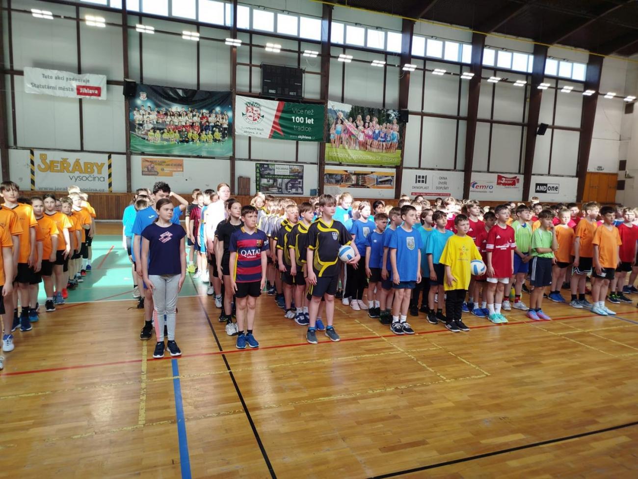 Okresní kolo ve vybíjené