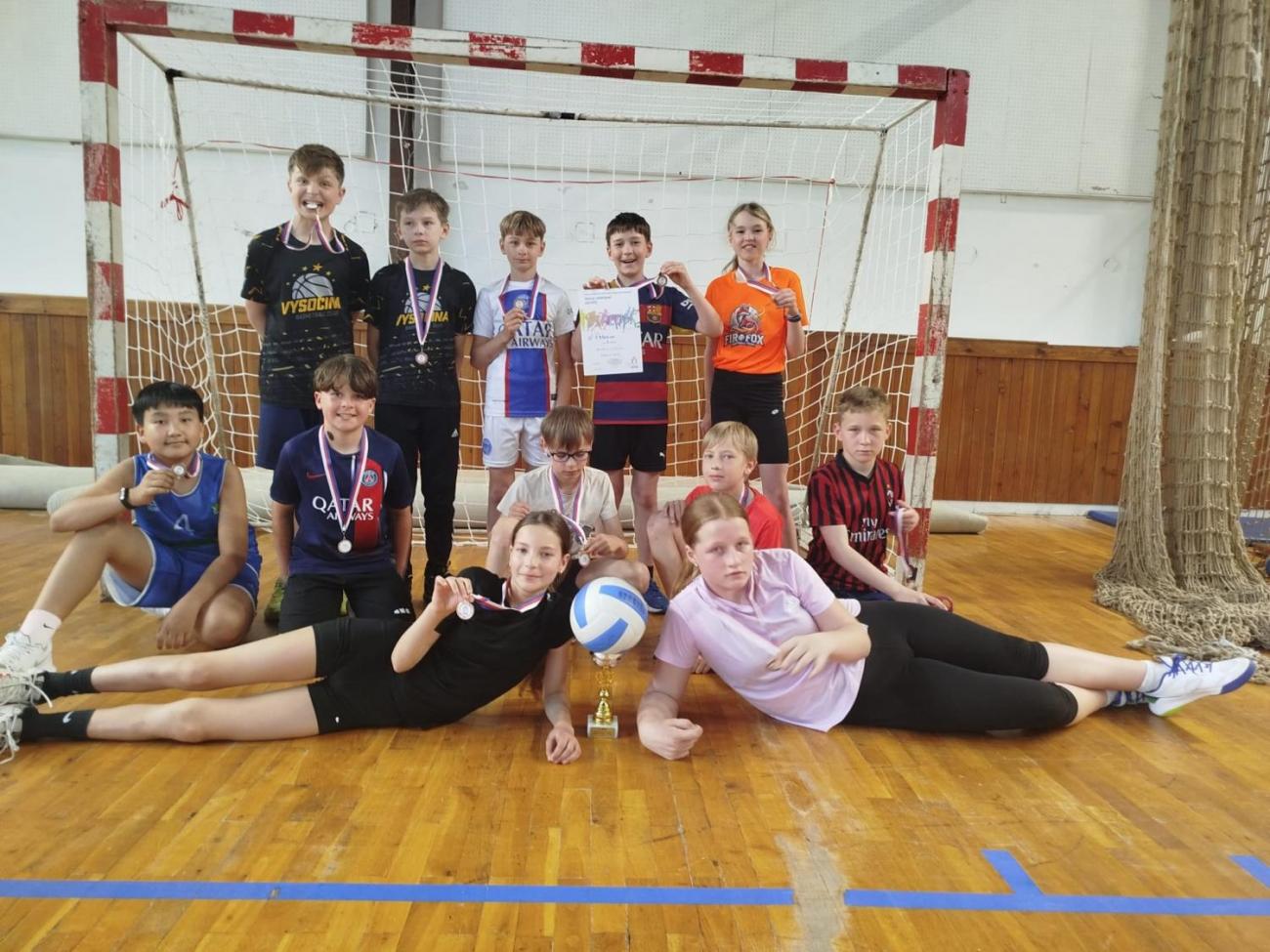 Okresní kolo ve vybíjené