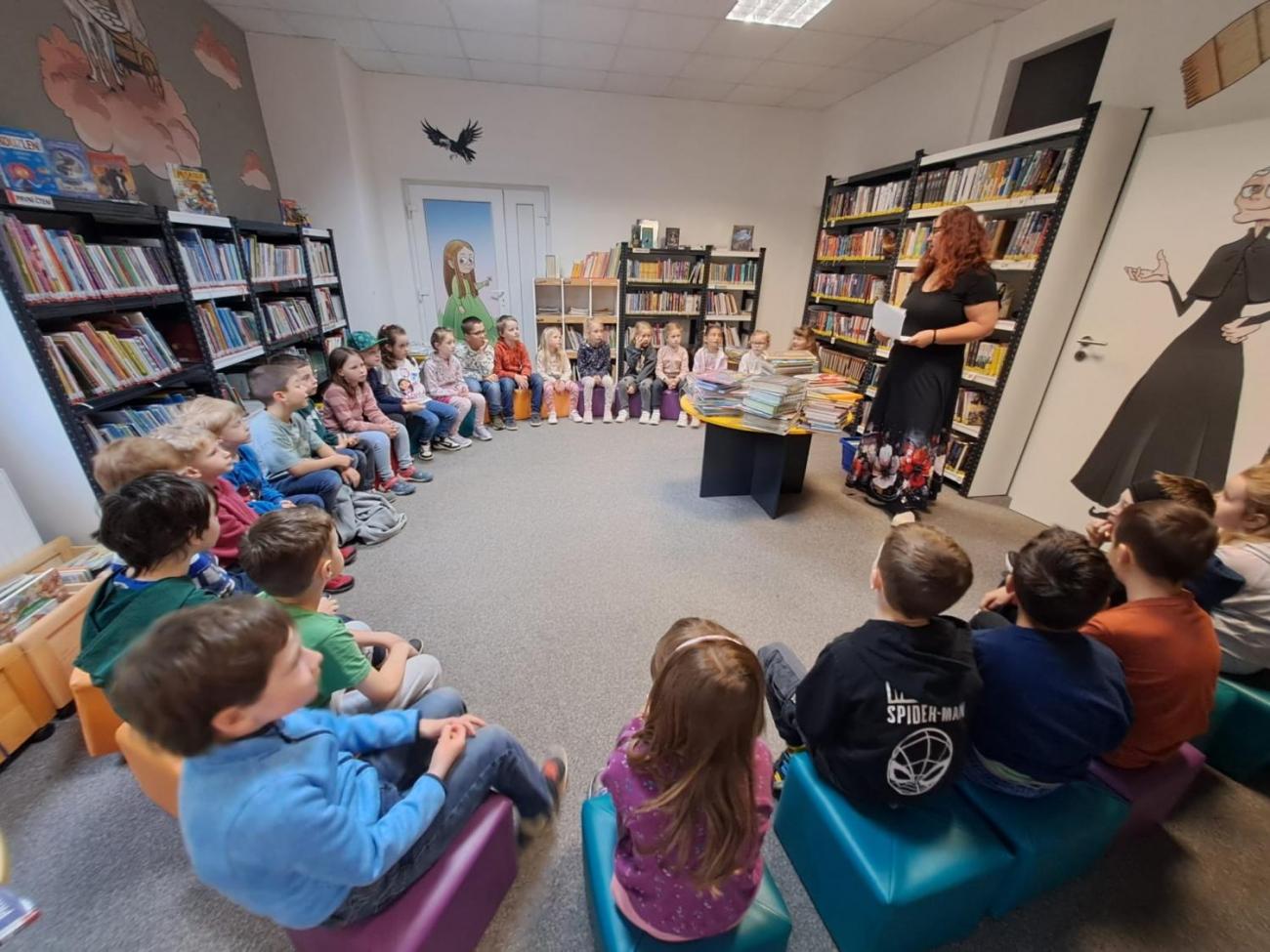 Prvňáčci z 1.C byli slavnostně pasováni na čtenáře