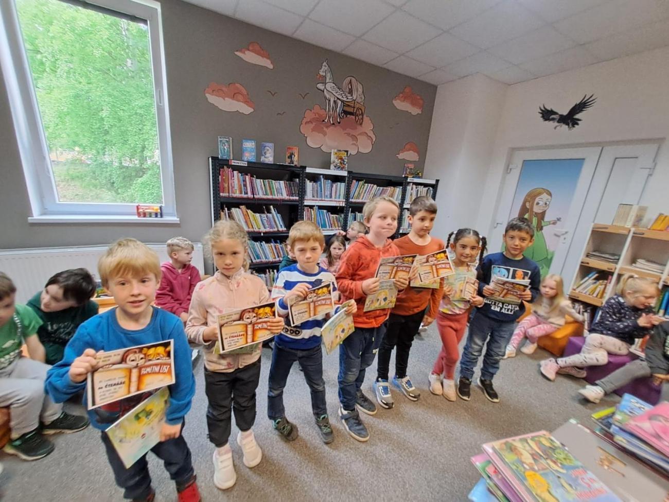 Prvňáčci z 1.C byli slavnostně pasováni na čtenáře