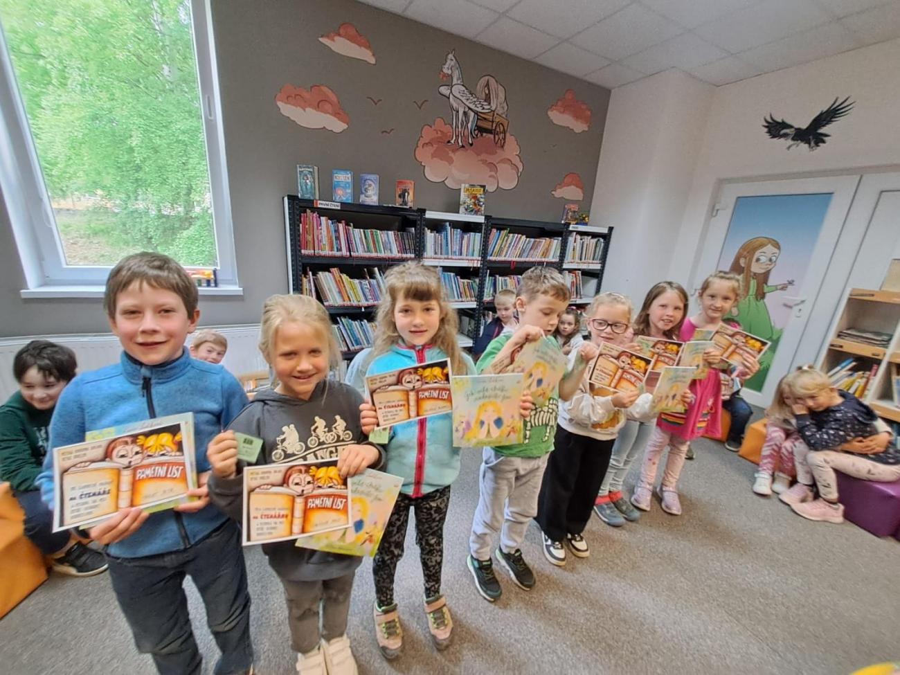 Prvňáčci z 1.C byli slavnostně pasováni na čtenáře