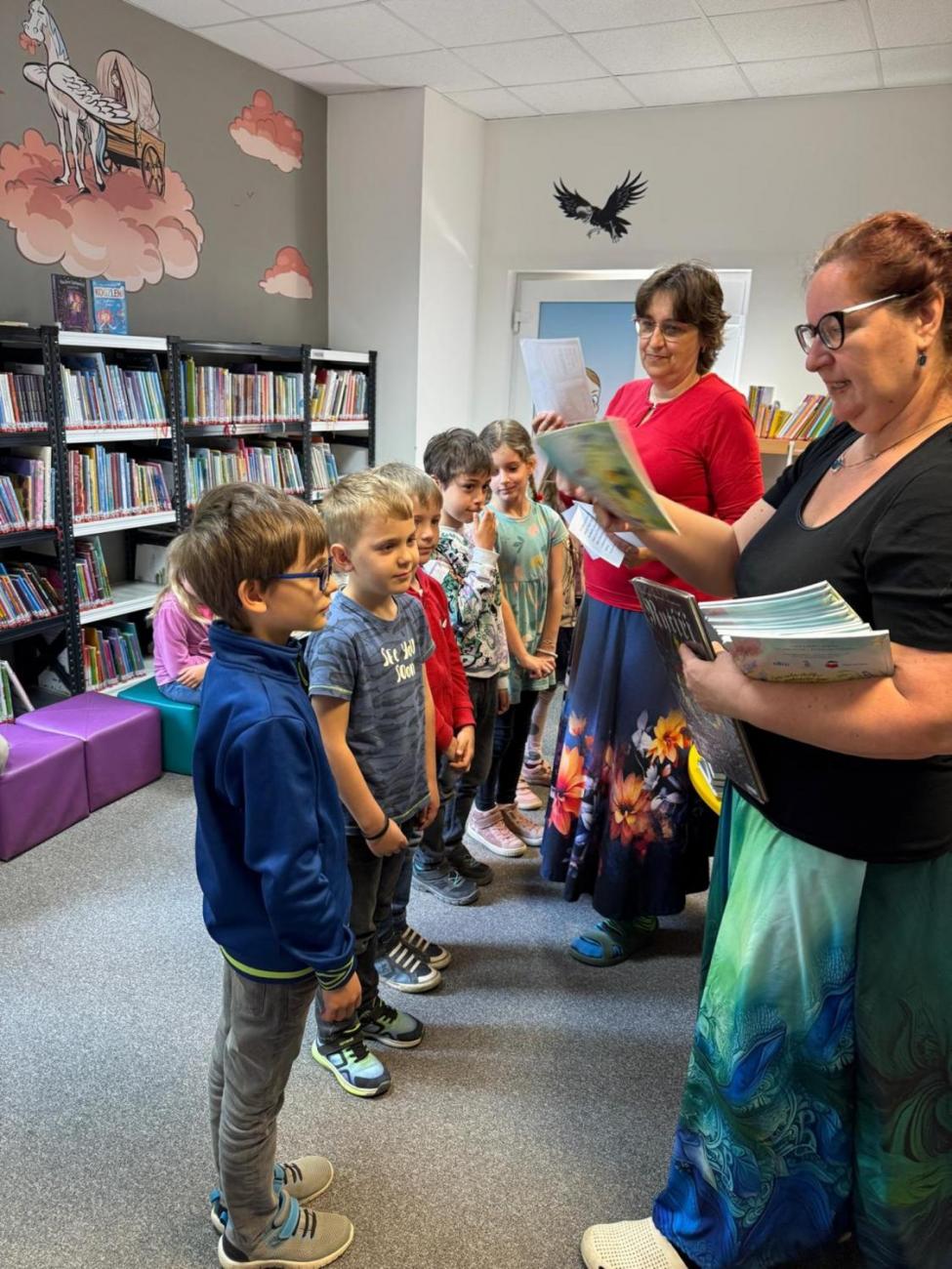 Prvňáčci z 1.A byli pasováni na rytíře čtenáře