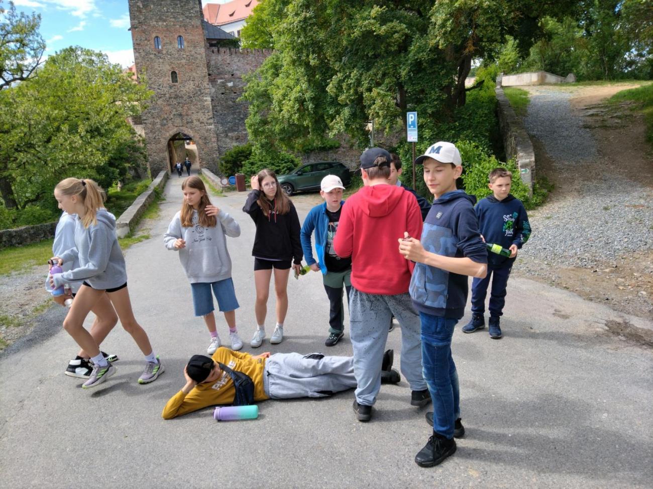 Školní výlet - Bítov, 6.D