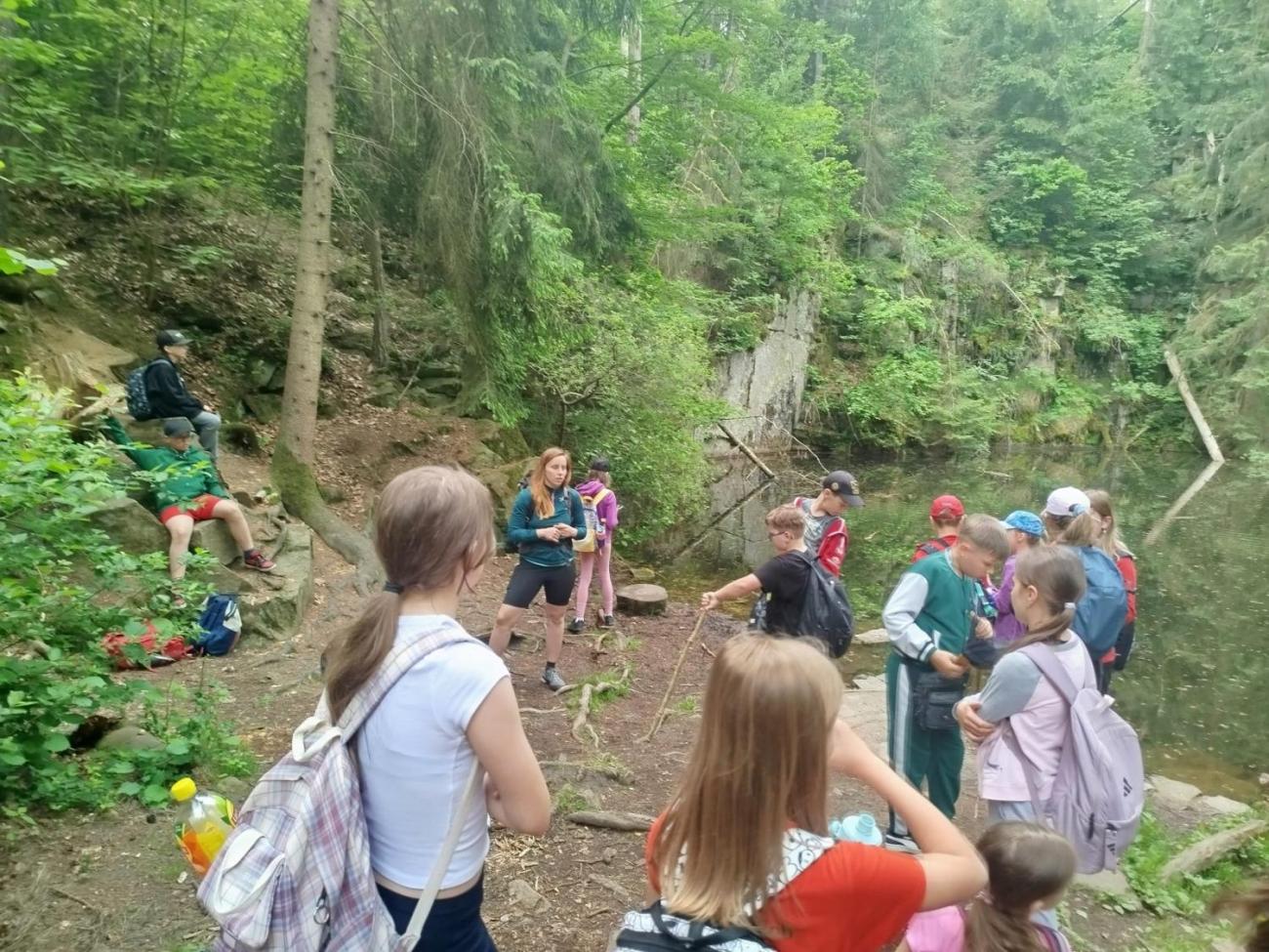 Školní výlet 4.B do Lipnice nad Sázavou