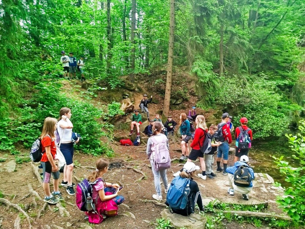 Školní výlet 4.B do Lipnice nad Sázavou