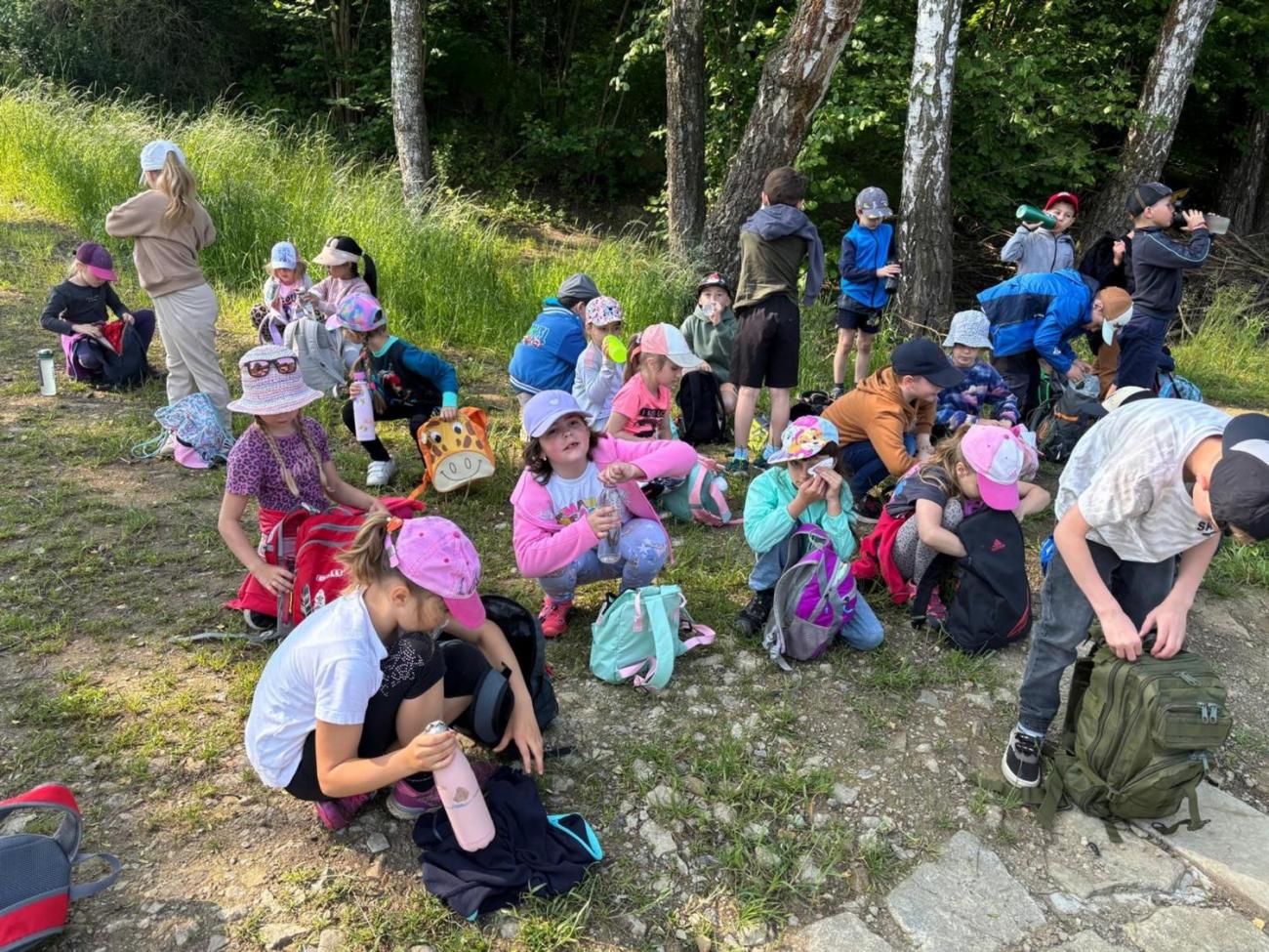 Školní výlet na Zaječí skok 1.B