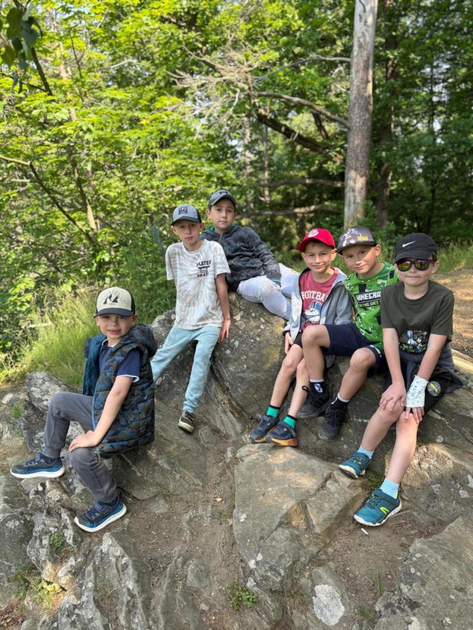 Školní výlet na Zaječí skok 1.B