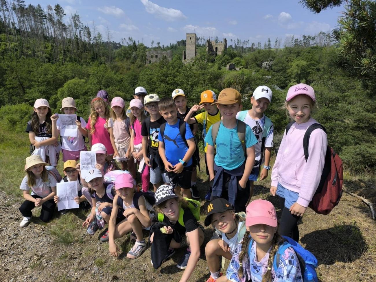 Výprava na zříceninu hradu Rokštejn – třída 2.A